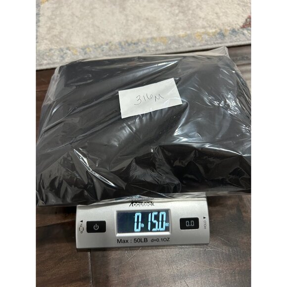 Dana Buchman Leather Trim Open Front Black Blazer Size 4 Petite Modern Edgy - Picture 11 of 11